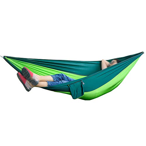 CFQ-QJ Parachute Cloth Hammock Outdoor Swing Hammock Mosquito Hammock Single Student Children Indoor Dormitory Camping Wild Balconya