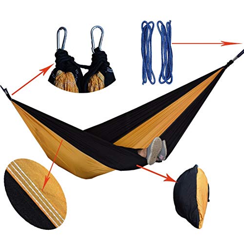 Kajuer High-end Parachute Cloth Hammock Outdoor Travel and Leisure Couple Leisure Ultra-Thin Hammock