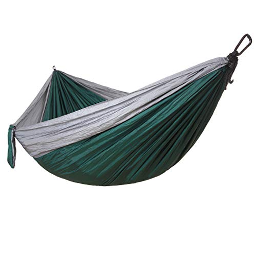 Pentaero Outdoor Travel Beach Hammock Stick Hammock to Prevent Rollover Parachute Cloth Hammock Outdoor Camping Swing 300200 Double Lengthening Widening Ultra Light Supplies As Show