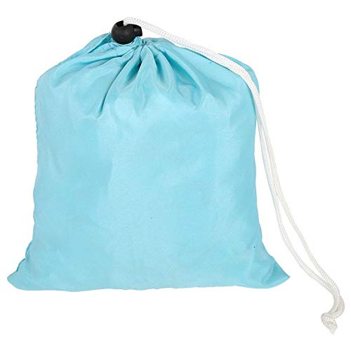 Woyisisi Portable Outdoor Parachute Cloth Hammock Thicken Ultra Strong High Bearing WeightLight Blue
