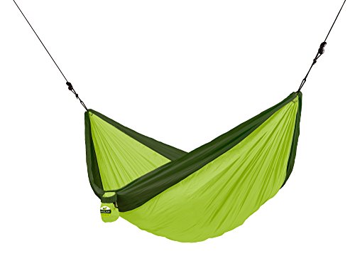 CHILLAX Double Travel Hammock green with Integrated Suspension