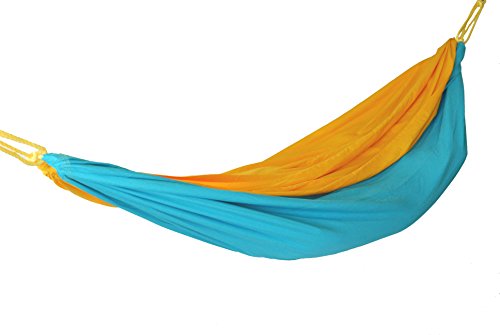 Color Cloud Hammocks Double Travel Hammock YellowBlue