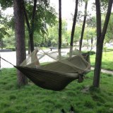 Enjoydeal Portable High Strength Parachute Fabric Hammock Hanging Bed With Mosquito Net For Outdoor Camping Travel