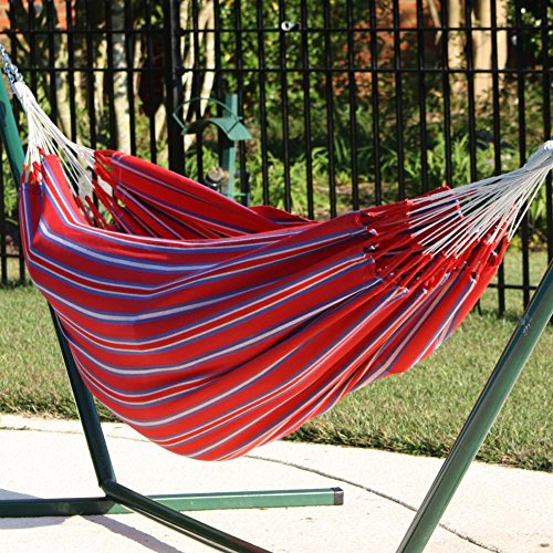 Colombian Single Hammock - Red 10 ft 6 in