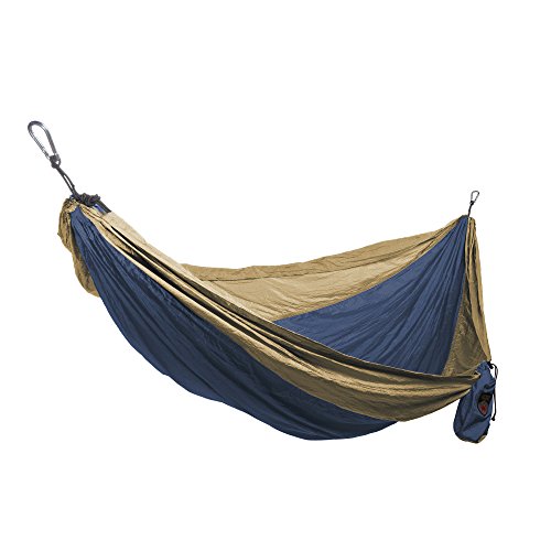 Grand Trunk Single Parachute Nylon Hammock With Carabiners