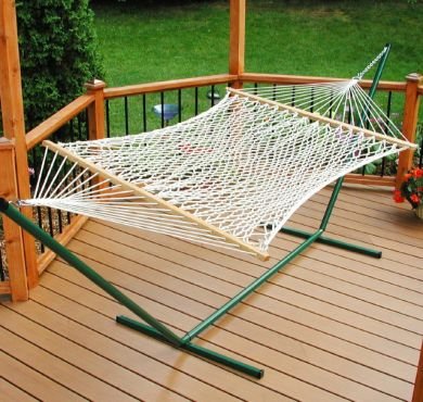 Single Polyester Rope Hammock 11 Foot