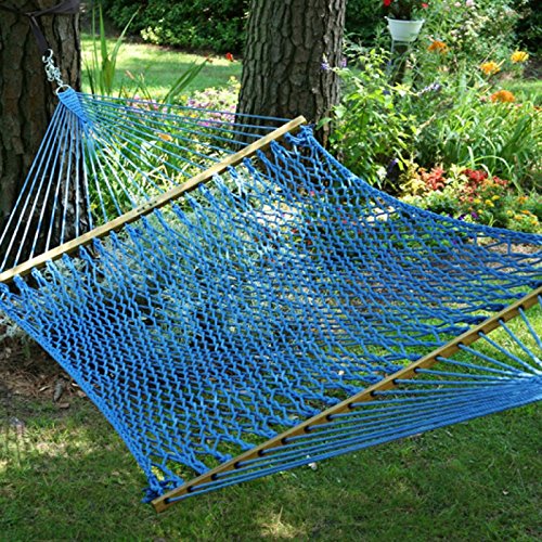 Pawleys Island 13dcb Large Original Duracord Rope Hammock- Coastal Blue po455k5u 7rk-b285434