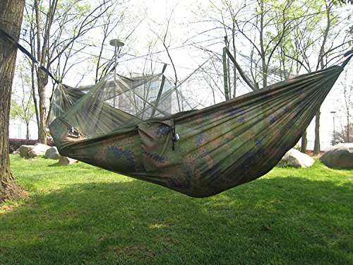 Jungle Hammock with Mosquito Net for Hunting Traveling Camping Hammock