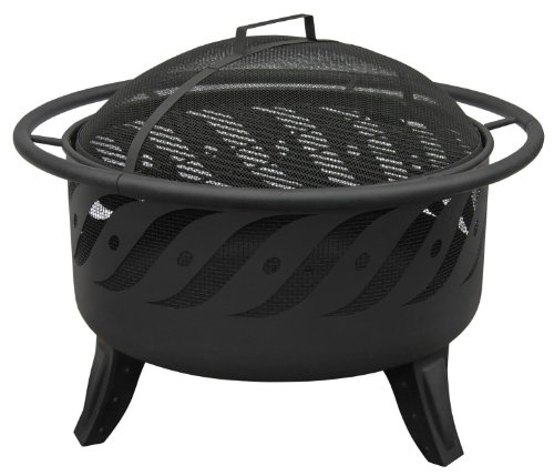 Landmann 23172 Patio Lights Firewave Firepit Black