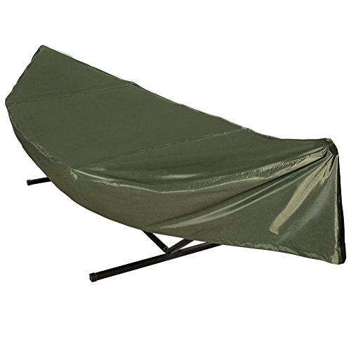 LazyDaze Hammocks Heavy Duty Cover for 15FT Hammock and Stand Weather Proof Cover 15L x 2H x 5W ftDark Green