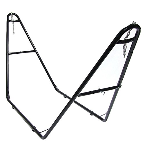 Sunnydaze Universal Multi-use Steel Hammock Stand Fits Hammocks 9 To 14 Feet Long 440 Pound Capacity