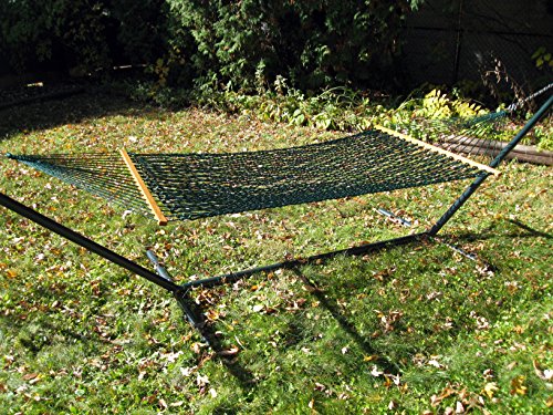 Small Hunter Green Hammock with Hang Kit