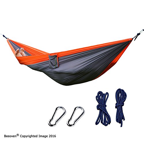 Beeoven Outdoor Camping Hammock For Backpacking Travel Beach Yard - Strongamp Portableamp Lightweight
