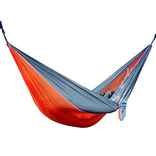 Travel Camping Hammock Portable Parachute Nylon Fabric For Hiking Boating Sleeping Backpacking Climbing