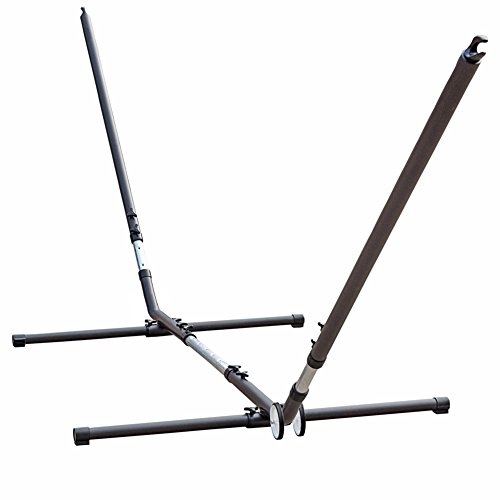 Lazydaze Hammocks® Adjustable Steel Hammock Stand With Wheels (bronze)