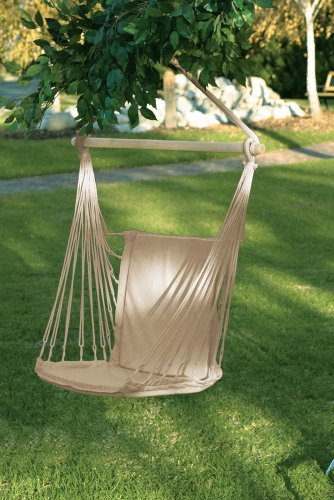 Cotton Padded Swing Hammock Hanging Outdoor Chair Garden Patio Porch Yard