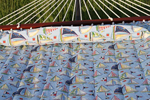 Exclusive Double Padded Hammock with Pillow - Nautical