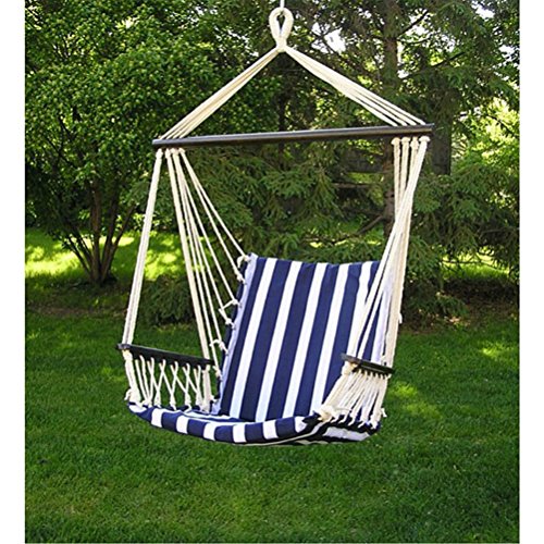 Hanging Hammock Sky Swing Deluxe Chair Youll Never Want To Go Inside When You Have This Super Comfortable Padded