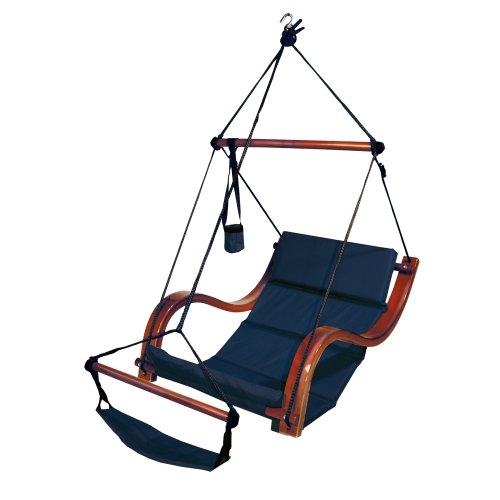 Hammaka Nami Deluxe Hanging Hammock Lounger Chair In Blue
