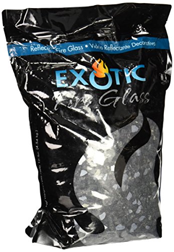 Az Patio Firepit Reflective Glass 20 Lb Black