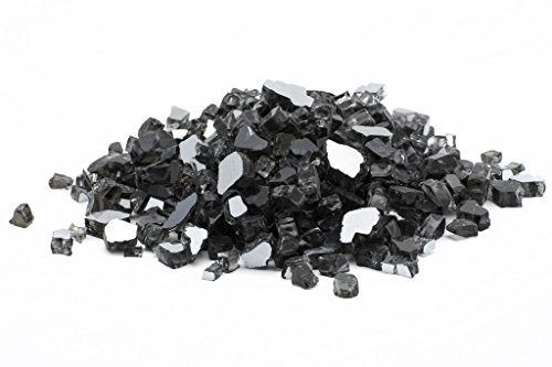 Dragon Glass 5 lb Black Reflective Fire Glass 12