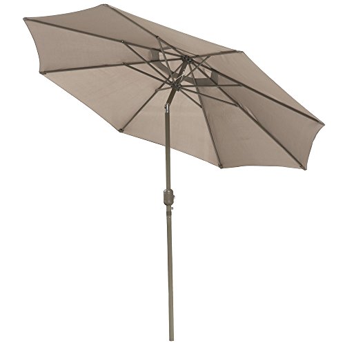 World Pride Outdoor Patio Umbrella 45 Degree Push Button Tilt W Crank Tiltuv Protection Great For Garden Pool