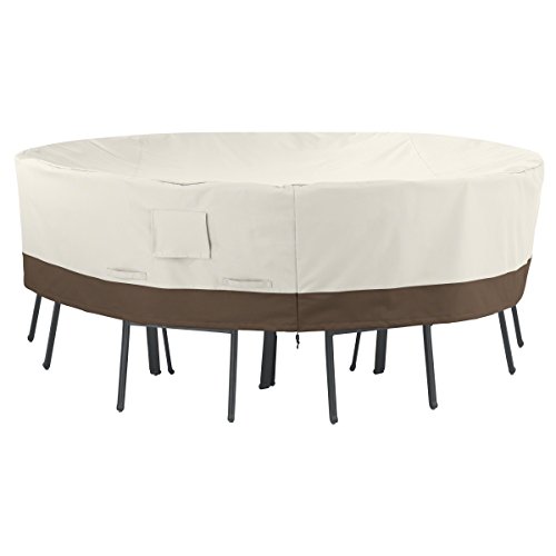 AmazonBasics Round Table and Chair Set Patio Cover - Large