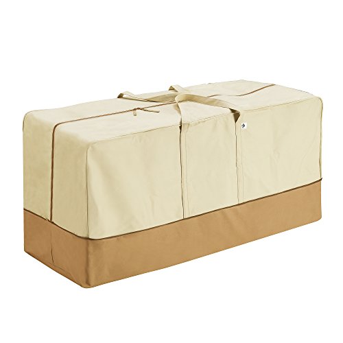 Villacera High Quality Patio Cushion Cover Bag Beige and Brown