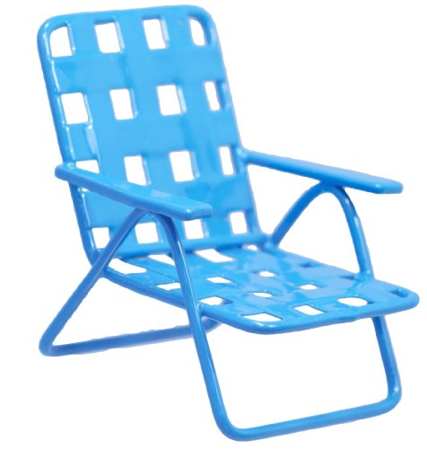 Fiddlehead Fairy Miniature Lawn Chair - Blue