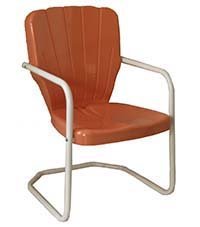 Torrans tmccrl Thunderbird Metal Lawn Chair - Coral