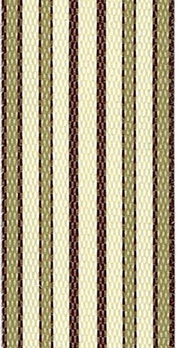 WebbingProTM Lawn Chair Webbing 2 14 Inches Wide 100 Feet Long Roll Tan Stripe