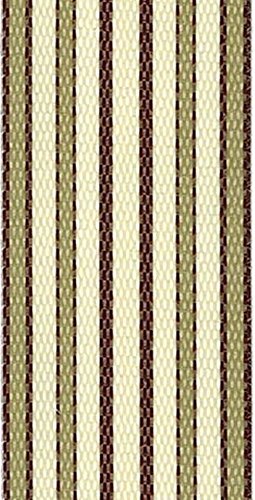 WebbingProTM Lawn Chair Webbing 2 14 Inches Wide 100 Feet Long Roll Tan Stripe