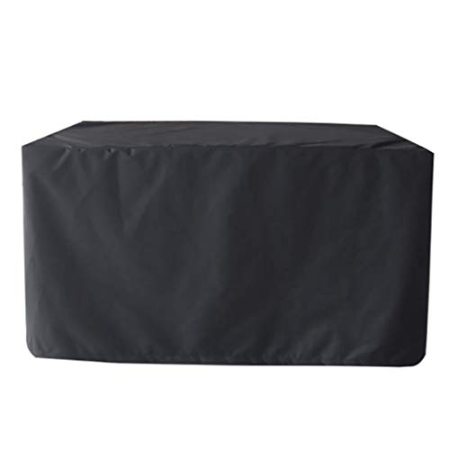 Cubic Garden Furniture Cover Waterproof Outdoor Furniture Cover with Tote Bag Heavy Garden Furniture Cover Breathable 210D Oxford Cloth Black Size  127x127x74CM