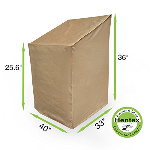 Hentex Patio Outdoorgarden High Backlounge Chair Cover Waterproof Uv Protection Cold-resistant Scratch-free