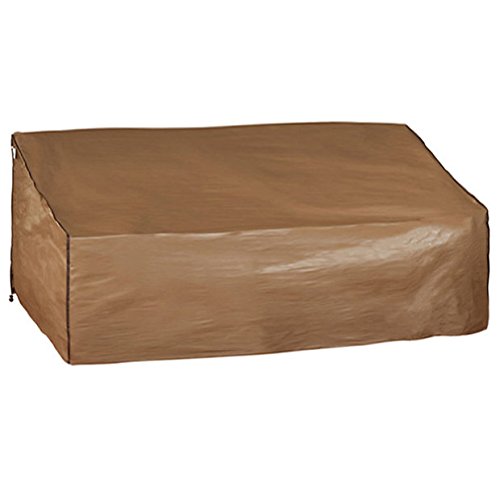 Abba Patio Outdoor 3-seat Patio Wickerrattan Lounge Porch Sofa Cover Water Resistant Brown
