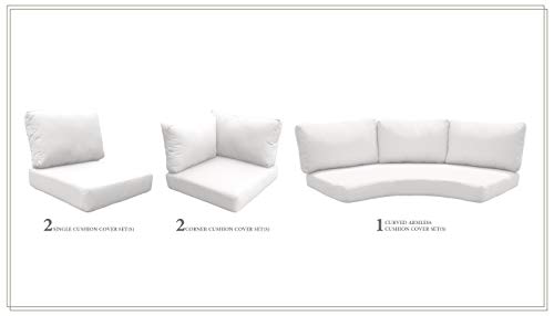 TK Classics Cushions-FLORENCE-06e-WHITE Cushions Patio Furniture Sail White