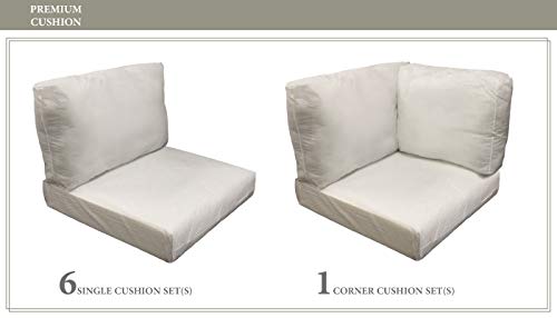 TK Classics Cushions-MIAMI-08e Cushions Patio Furniture White