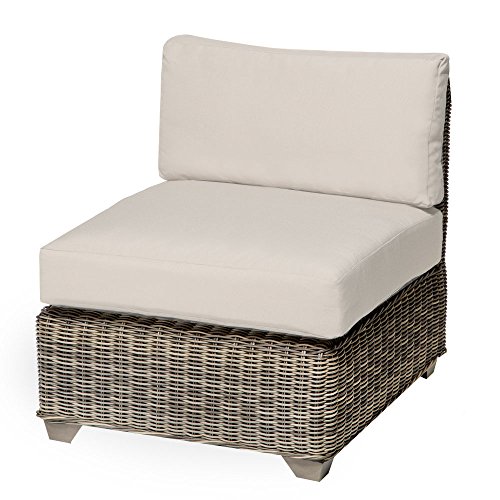 TKC Cape Cod Outdoor Wicker Chair in Beige Set of 2