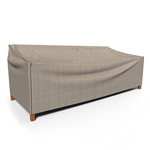 Budge English Garden Outdoor Patio Sofa Cover Extra Extra Large Tan Tweed