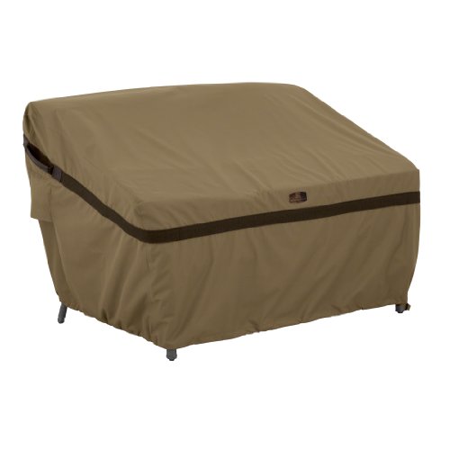 Classic Accessories 55-222-022401-EC Hickory Heavy Duty Patio SofaLoveseat Cover Small