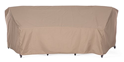 SunPatio Curved Sofa CoverLightweight Water Resistant Eco-Friendly Helpful Air Vent104L60 x 36W x 38H