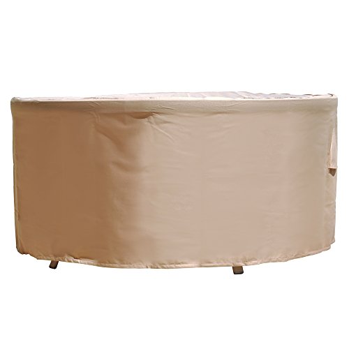 Budge Chelsea Round Patio Table Cover, Small (tan)