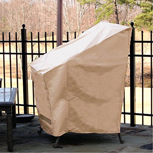 Outdoor Furniture Chair Covers High Back Pvc Coating Increases Water Resistance  Patio Furniture Covers