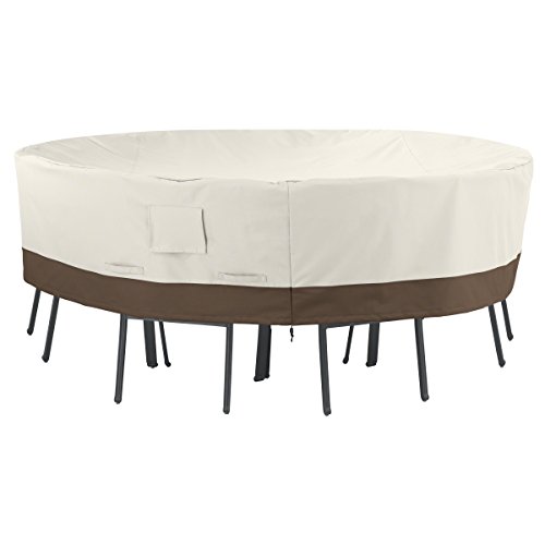 Amazonbasics Round Table And Chair Set Patio Cover - Large