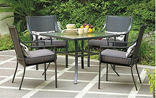 Gramercy Home 5 Piece Patio Dining Table Set