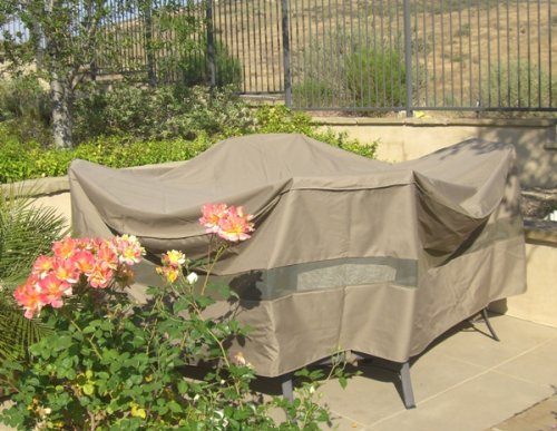 Patio Set Covers 96&quot Dia Fits Square Oval And Round Table Set Center Hole For Umbrella
