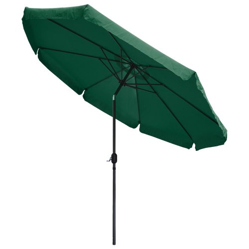 10 Ft Outdoor Furniture Patio Table Umbrella Green