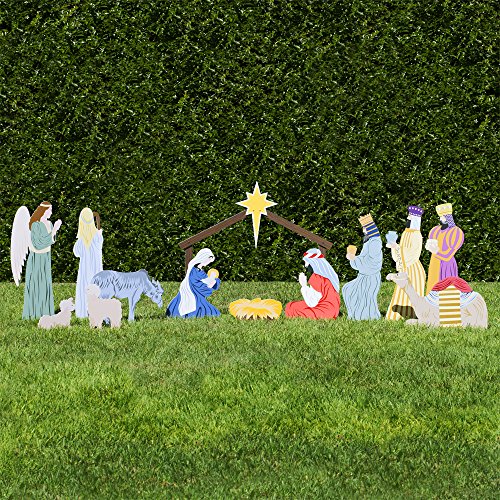 Outdoor Nativity Store Classic Outdoor Nativity Set - Full Scene