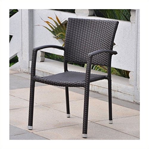 Barcelona Contemporary Resin Wicker Patio Chair Set