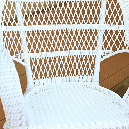 Jeco Santa Maria Wicker Patio Chair with Optional Cushion